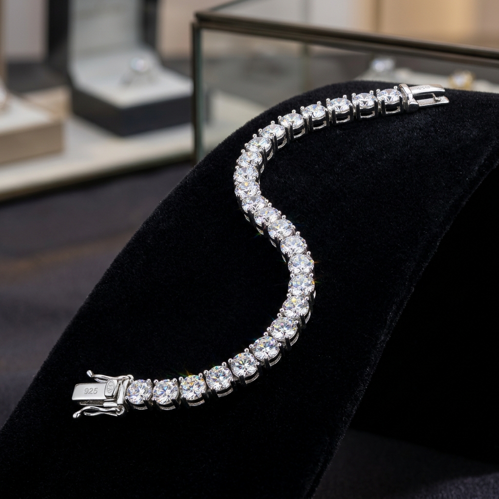 Premium American Diamond (AD) Tennis Bracelet